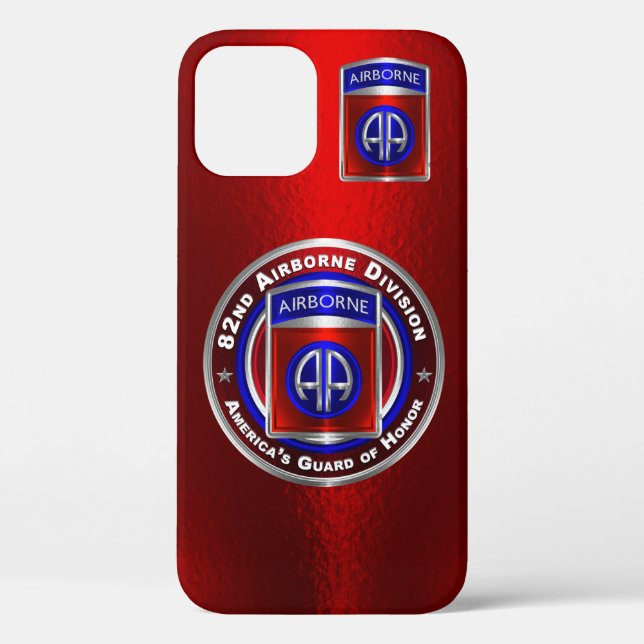 Funda De Case-Mate Para iPhone 82ª División Aerotransportada Personalizada (Reverso )