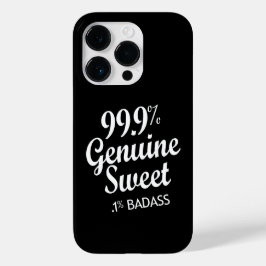 Funda Para iPhone 14 Pro De Case-Mate 99,9% Dulce genuino.1% Badass (2)