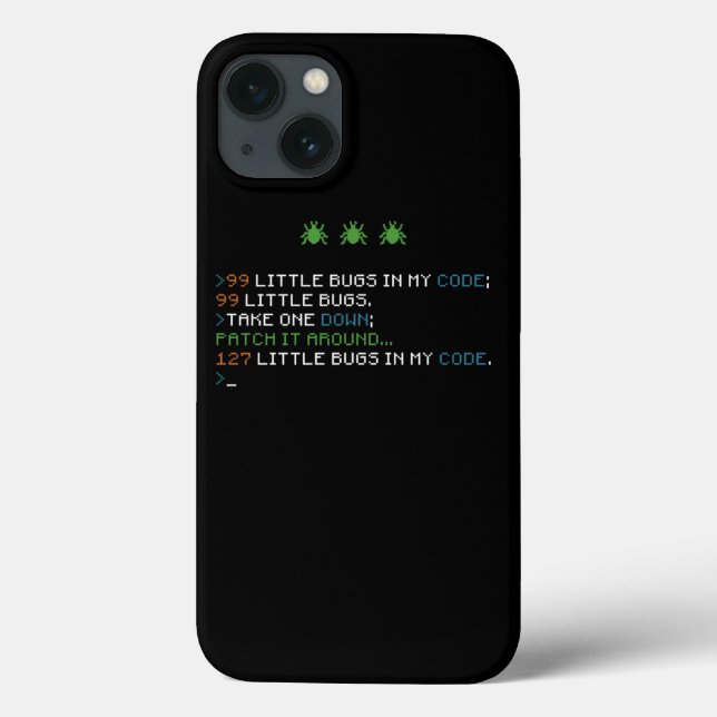 Funda De Case-Mate Para iPhone 99 Pequeños Errores En Mi Código Codificando Diabe (Reverso)