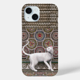 Funda Para iPhone 15 A cat on the mosaic