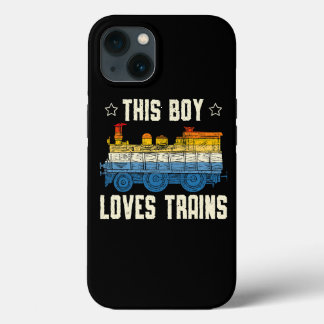 Funda Para iPhone 13 A Este Niño Le Encantan Los Trenes Lover Tra Locom