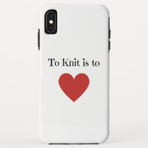 Funda Para iPhone XS Max A Knit es para amar -