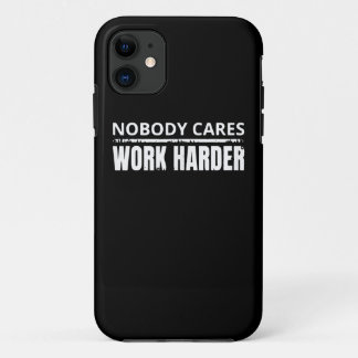 Funda Para iPhone 11 A nadie le importa trabajar más Fitness entrenamie