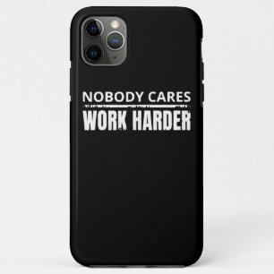 Funda Para iPhone 11 Pro Max A nadie le importa trabajar más Fitness entrenamie
