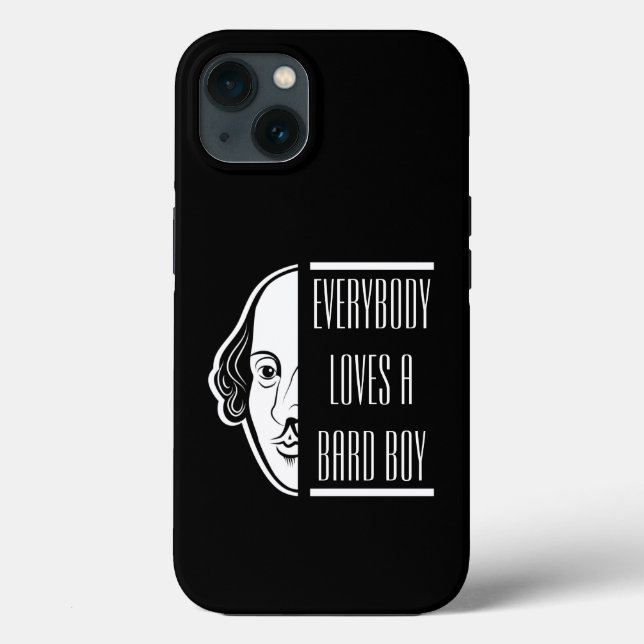Funda De Case-Mate Para iPhone A Todos Les Encanta Un Niño Bardo Shakespeare Thes (Reverso )