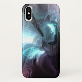 Funda Para iPhone X A través del agujero negro fractal de Wormhole
