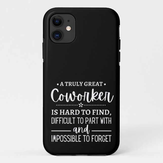 Funda De Case-Mate Para iPhone A Truly Great Coworker (Reverso)
