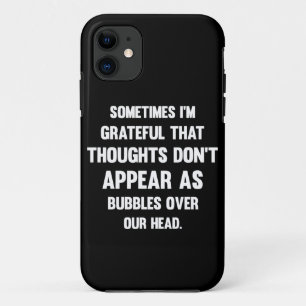 Funda Para iPhone 11 A veces estoy agradecida... Tee divertido Humor