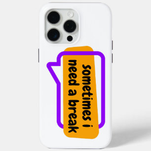 Funda Para iPhone 15 Pro Max a veces necesito un descanso