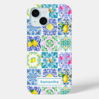 Aazulejo colorido siciliano de verano Amalfi Medit