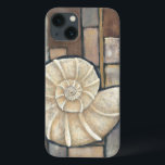 Funda Para iPhone 13 Abalone Shell<br><div class="desc">Charikilia Zarris es una talentosa artista conocida por sus obras de arte en el océano. Sus imágenes son pacíficas y tranquilizantes relajándote con cada foto. Obtén esta obra de arte náutica con una concha de Abalone en el centro de todo,  bordeada de azulejos y un hermoso esquema de colores.</div>