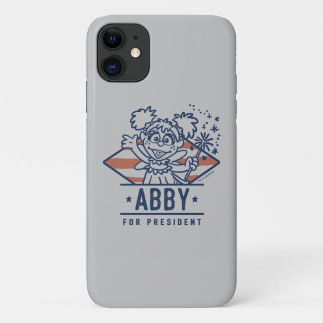 Funda De Case-Mate Para iPhone Abby Para Presidente (Reverso)