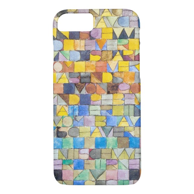 Funda De Case-Mate Para iPhone ABC (Alfabeto), Paul Klee (Reverso)