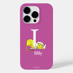Funda Para iPhone 14 Pro De Case-Mate ABC del Dr. Seuss: Letra L - Blanco   Añadir su no