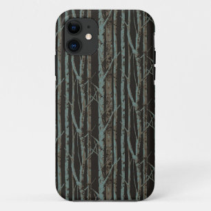 Funda Para iPhone 11 Abedul retro oscuro