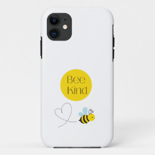 Funda Para iPhone 11 Abeja Amable Cute Dibujo Animado Abeja Sendero de 