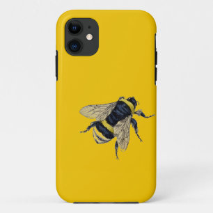 Funda Para iPhone 11 Abeja de burbujas de cosecha de vintage