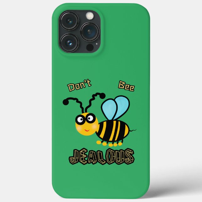 Funda De Case-Mate Para iPhone Abeja divertida (Reverso )