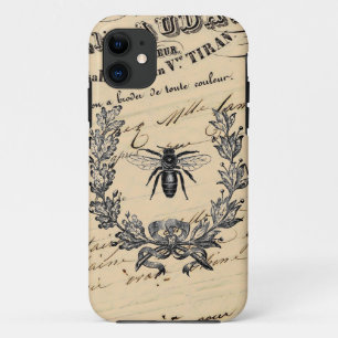 title_seo2 Abeja elegante francesa de la miel del vintage