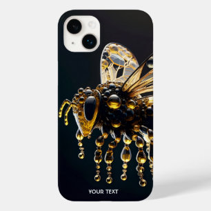 Funda Para iPhone 14 Plus De Case-Mate Abeja negra amarilla de cristal lindo