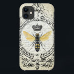 Funda Para iPhone 11 Abeja reina moderna del francés del vintage<br><div class="desc">Abeja reina moderna del francés del vintage</div>