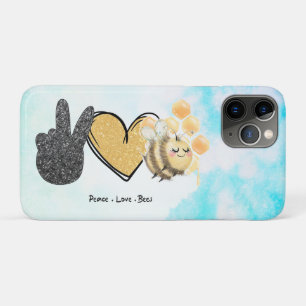 Funda Para iPhone 11 Pro Abejas amorosas de Cute Peace