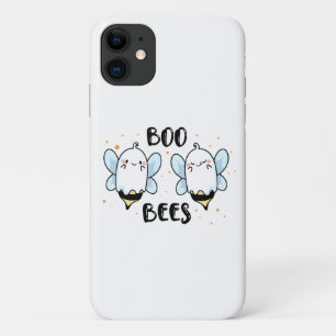 Funda Para iPhone 11 Abejas Fantasmas Lindas - Halloween Divertido en b
