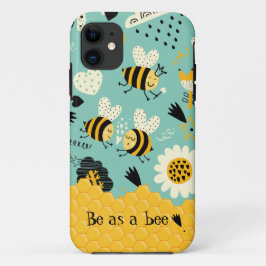 Funda Para iPhone 11 Abejas personalizadas formas estuche para iPhone