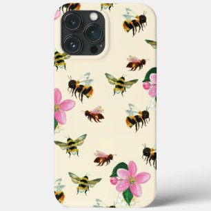 Funda Para iPhone 13 Pro Max Abejas y abejorros