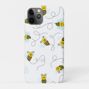 Funda Para iPhone 11 Pro Abejorro volando abeja amarilla negra