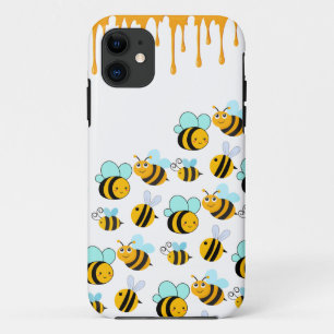 Funda Para iPhone 11 Abejorros y Miel Blanca