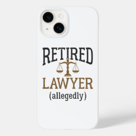 Funda Para iPhone 14 De Case-Mate Abogado retirado presuntamente jubilado
