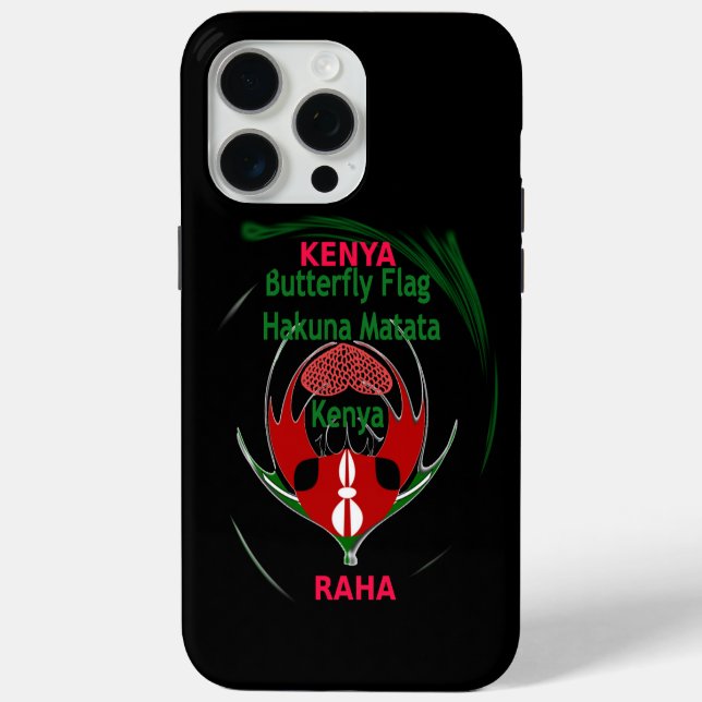Funda De Case-Mate Para iPhone Abra el orgullo keniano con estilo (Reverso )