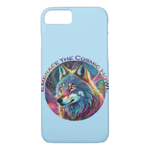 Funda Para iPhone 8/7 Abraza al Lobo Cósmico