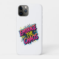 Abraza el Caos – Diseño de cita tipográfica Grunge