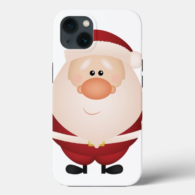 Funda De Case-Mate Para iPhone Abrazos de Santa Claus (Reverso )