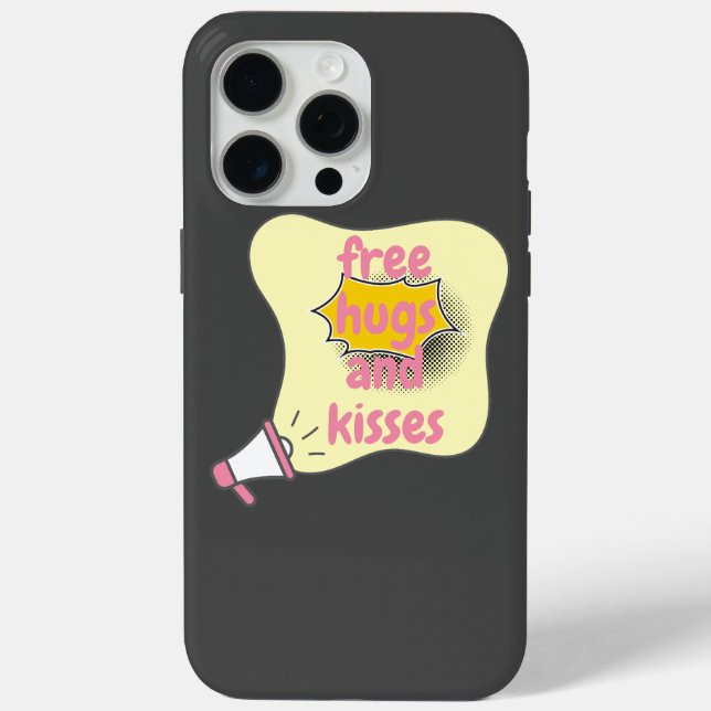 Funda De Case-Mate Para iPhone abrazos y besos libres (Reverso )