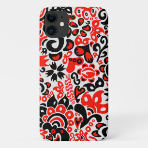 Funda Para iPhone 11 Abrupción del patrón floral del arte folklórico ét