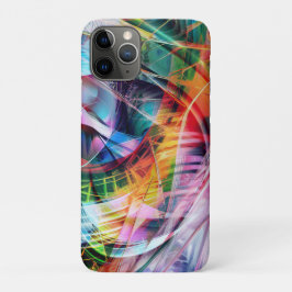 Funda Para iPhone 11 Pro Abstracción de Líneas Dinámicas