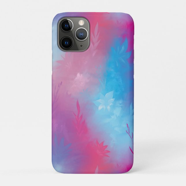 Funda De Case-Mate Para iPhone Abstracción floral (Reverso)
