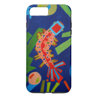 Funda Para iPhone 8 Plus/7 Plus abstracción, pescado, carpa, cubismo,