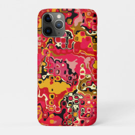 Funda Para iPhone 11 Pro Abstracción ROJA - Mosaico