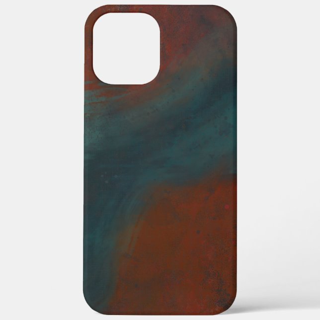 Funda De Case-Mate Para iPhone Abstract 1: reds and blues (Reverso )