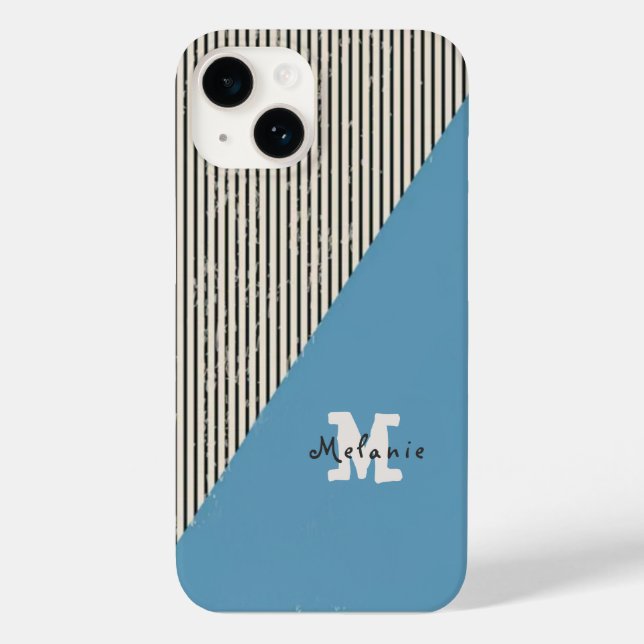 Funda De Case-Mate Para iPhone Abstract  aesthetic minimal trendy Monogram  (Reverso )
