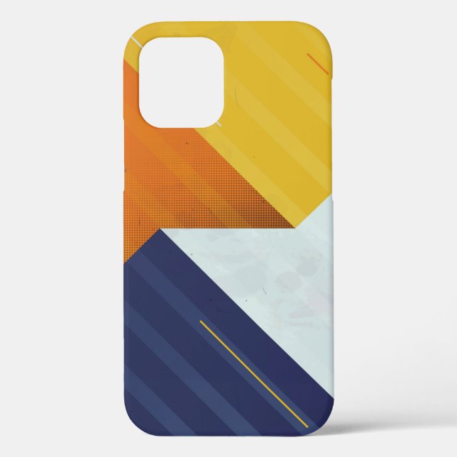 Funda De Case-Mate Para iPhone  Abstract Background. Grunge texture. Triangle geo (Reverso )