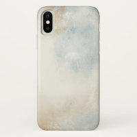 Abstract Blue Cream Gold Art