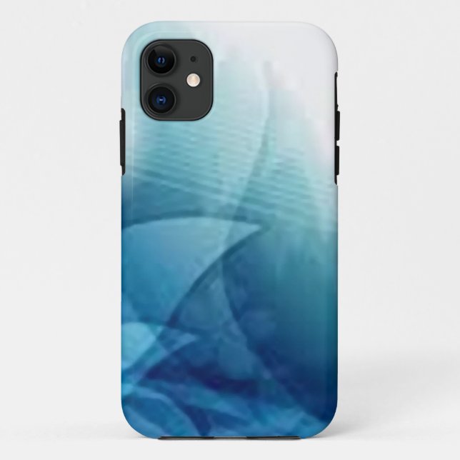 Funda De Case-Mate Para iPhone Abstract blue_iphone (Reverso)