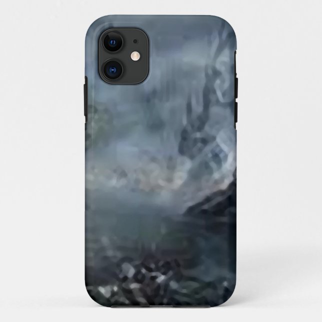 Funda De Case-Mate Para iPhone Abstract _dark iphone (Reverso)