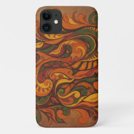 FUNDA PARA iPhone 11 ABSTRACT FALL COLOR DESIGN