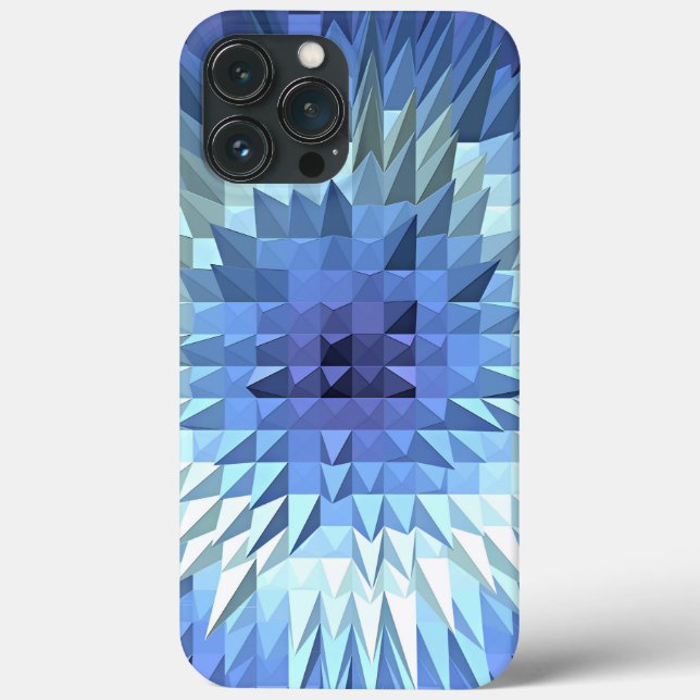 Funda De Case-Mate Para iPhone abstract geometric poligonal texture (Reverso )